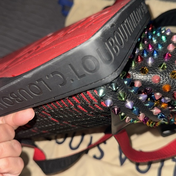 Christian Louboutin Explorafunk Men’s Backpack. Cinch closure. - Picture 10 of 11